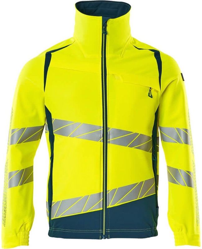 Werkjas - Tweekleurig - 88% Polyester/12% Elastolefine - Waterafstotend - Fluorescerend