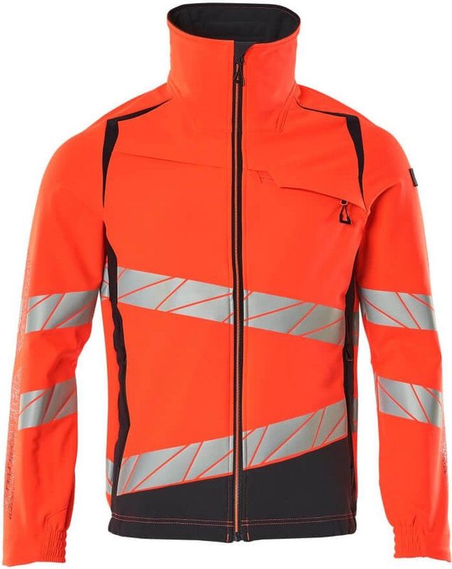 Mascot - 19009-511 - Jas - Rood/Donkermarine - Hi-Vis, Waterafstotend, OEKO-TEX®