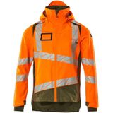 Mascot - 19301-231 Werkjas - Hi-Vis Rood/Donkermarine - Ademend, Wind- en Waterdicht