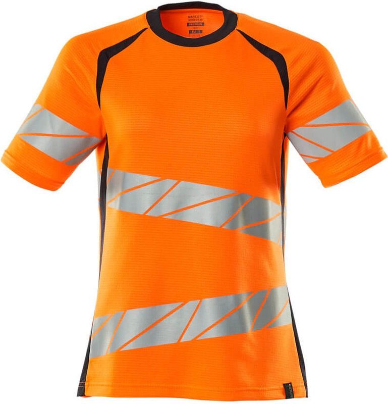 Mascot - 19092-771 - T-shirt - Oranje/Donkermarine - Hi-Vis, 50% Polyester/50% Katoen, EN ISO 20471