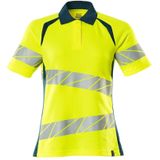 Mascot - 19093-771 - Poloshirt - Geel/Donkermarine - Hi-Vis, OEKO-TEX® STANDARD 100, EN ISO 20471