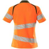 Mascot - Accelerate Safe Poloshirt - Hi-Vis Oranje/Mosgroen - 50% Polyester/50% Katoen