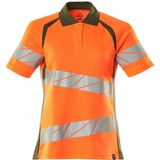 Mascot - Accelerate Safe Poloshirt - Hi-Vis Oranje/Mosgroen - 50% Polyester/50% Katoen
