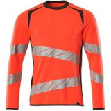 Mascot - Accelerate Safe - Sweatshirt - Hi-Vis Geel/Donkermarine - 50% Polyester/50% Katoen