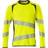 Mascot - Accelerate Safe - Sweatshirt - Hi-Vis Geel/Donkermarine - 50% Polyester/50% Katoen