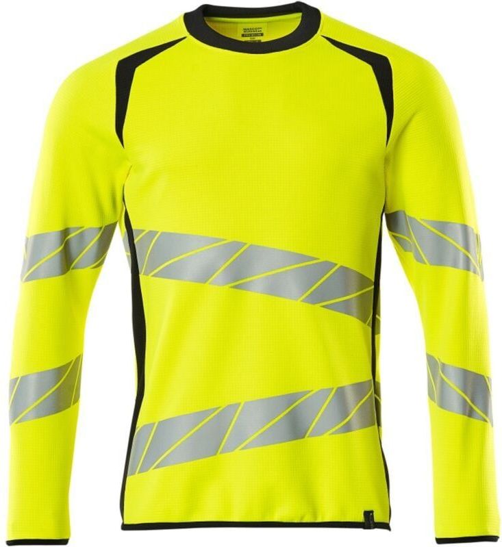 Mascot - Accelerate Safe - Sweatshirt - Hi-Vis Geel/Donkermarine - 50% Polyester/50% Katoen