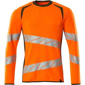 Mascot Accelerate Safe Sweatshirt 19084-781 - hi-vis oranje/mosgroen