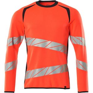 Mascot Accelerate Safe Sweatshirt 19084-781 - hi-vis rood/donkermarine - 5XL