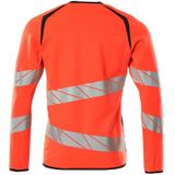 Mascot 19084-781 Sweatshirt Hi-Vis Rood/Donkermarine maat 3XL