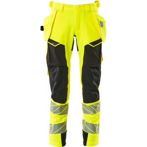 Mascot Accelerate Safe Broek met spijkerzakken 19031-711 - Hi-Vis geel/zwart