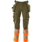 Mascot Accelerate Safe Broek met spijkerzakken 19131-711 - donkermarine/hi-vis geel