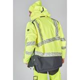Mascot - 19335-231 - Winterjas - Oranje/Mosgroen - Hi-Vis, Ademend, Waterdicht, Met Afneembare Capuchon
