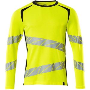 Mascot - 19081-771 - T-shirt Lange Mouwen - Hi-Vis Geel/Donkermarine