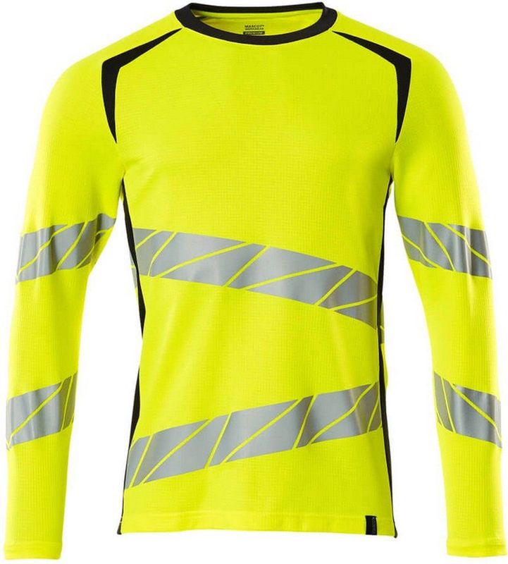 Mascot - 19081-771 - T-shirt Lange Mouwen - Hi-Vis Geel/Donkermarine