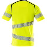 Mascot - Accelerate Safe T-shirt - Hi-Vis Geel/Zwart - Stof met Polyester en Katoen