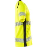 Mascot - Accelerate Safe T-shirt - Hi-Vis Geel/Zwart - Stof met Polyester en Katoen