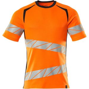 Premium - T-shirt - Fluorescerend - Tweekleurig - Katoen/Polyester