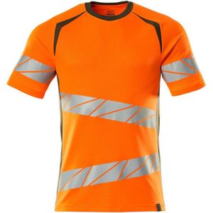 Mascot - Accelerate Safe T-shirt - Hi-Vis Oranje/Mosgroen - 50% Polyester/50% Katoen
