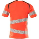 Mascot - 19082-771 - T-shirt - Hi-Vis Rood/Donkerantraciet - Katoen/Polyester - Fluorescerend