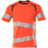 Mascot - 19082-771 - T-shirt - Hi-Vis Rood/Donkerantraciet - Katoen/Polyester - Fluorescerend