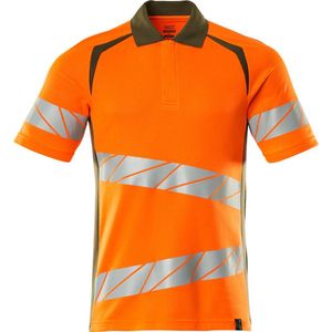 Mascot - 19083-771 - Poloshirt - Oranje/Mosgroen - Hi-Vis, OEKO-TEX® STANDARD 100, EN ISO 20471
