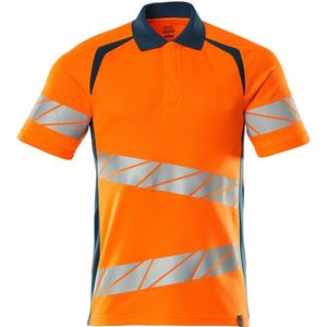 Mascot - 19083-771 Poloshirt - Hi-Vis Oranje/Donkerpetrol - Katoen/Polyester - Tweekleurig