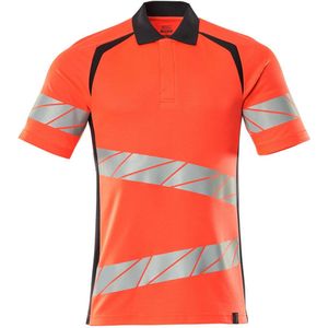 Mascot Accelerate Safe Poloshirt 19083-771 - hi-vis rood donkermarine