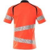 Mascot Accelerate Safe Poloshirt 19083-771 - hi-vis rood donkermarine