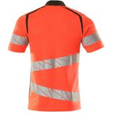 Mascot Accelerate Safe Poloshirt 19083-771 - hi-vis rood donkerantraciet