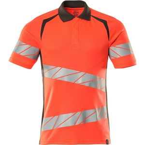 Mascot Accelerate Safe Poloshirt 19083-771 - hi-vis rood donkerantraciet