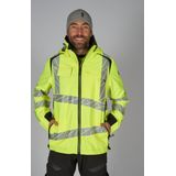 Mascot - 19001-449 - Shell Jas - Oranje/Donkermarine - Hi-Vis, Wind- en Waterdicht, Ademend