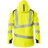 Mascot - 19001-449 Shell Jas - Hi-Vis Geel/Donkermarine - Fluorescerend - Ademend - Waterdicht