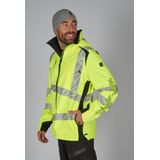Mascot - 19001-449 Shell Jas - Hi-Vis Geel/Donkermarine - Fluorescerend - Ademend - Waterdicht