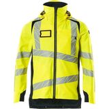 Mascot - 19001-449 Shell Jas - Hi-Vis Geel/Donkermarine - Fluorescerend - Ademend - Waterdicht