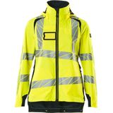 Mascot 19011-449 Dames Shell jas Hi-Vis Geel/Donkermarine maat M