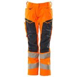 Mascot Accelerate Safe Broek met kniezakken 19578-236 - hi-vis oranje/donkermarine