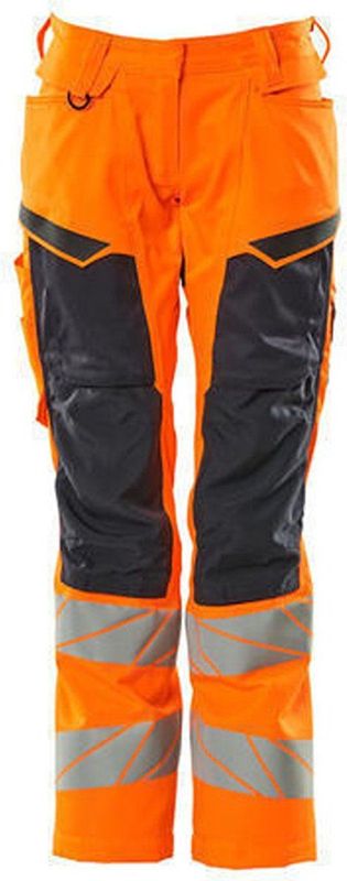 Mascot Accelerate Safe Broek met kniezakken 19578-236 - hi-vis oranje/donkermarine