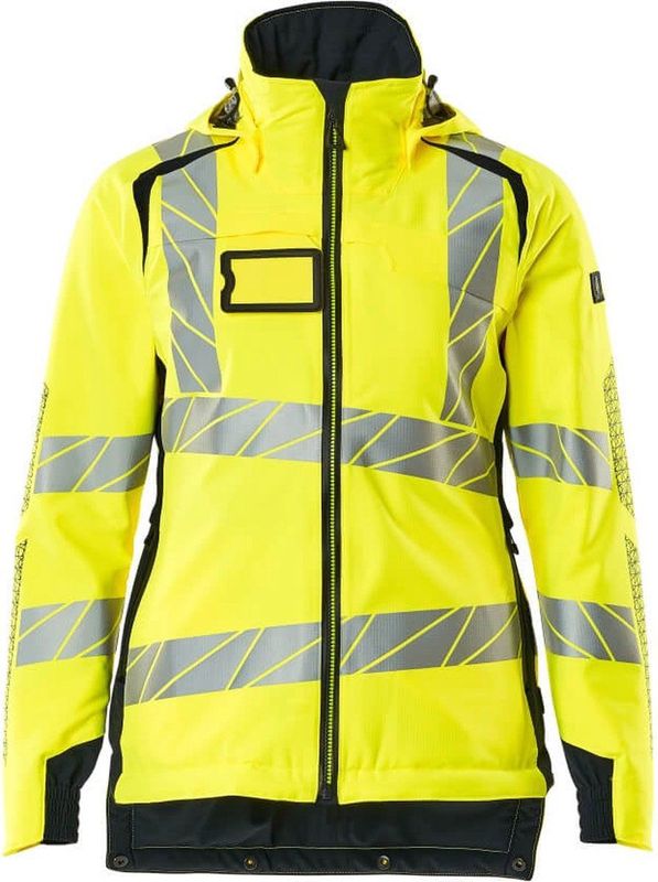 Mascot - Accelerate Safe - Winterjas - Hi-Vis Geel/Donkermarine - Ademend, Wind- en Waterdicht