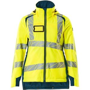 Mascot Accelerate Safe Winterjas 19045-449 - hi-vis geel/donkerpetrol - 5XL
