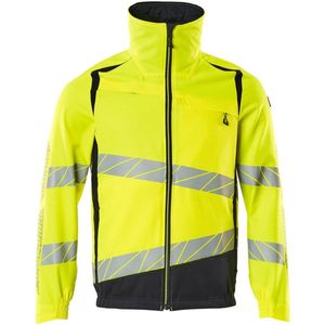 Mascot - Accelerate Safe - Werkjas - Hi-Vis Geel/Donkermarine - 70% Polyester/30% Katoen, Industrieel Wasbaar