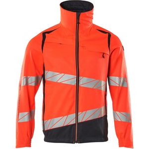 Mascot - 19509-236 - Jas Hi-Vis - Rood/Donkermarine - Fluorescerend - Met Reflectie