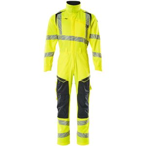 Mascot - 19519-236 - Overall - Hi-Vis Geel/Donkermarine - Met Kniezakken