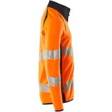 Mascot 19184-781 - Sweatshirt met Rits - Hi-Vis Oranje/Donkermarine