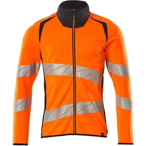Mascot 19184-781 - Sweatshirt met Rits - Hi-Vis Oranje/Donkermarine