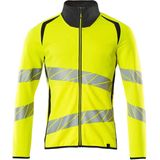 Mascot - 19184-781 - Sweatshirt - Hi-Vis Geel/Donkermarine - Fluorescerend, Reflectie, 50% Polyester/50% Katoen