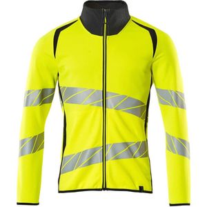 Mascot - 19184-781 - Sweatshirt - Hi-Vis Geel/Donkermarine - Fluorescerend, Reflectie, 50% Polyester/50% Katoen