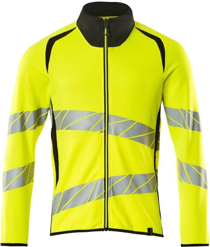 Mascot Accelerate Safe Sweatshirt met rits 19184-781 - Hi-Vis geel/zwart