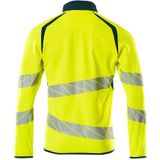 Mascot 19184-781 - Sweatshirt met Rits - Hi-Vis Geel/Donkerpetrol