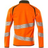 Mascot Accelerate Safe Sweatshirt met rits 19184-781 - hi-vis oranje/mosgroen