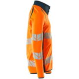 Mascot 19184-781 - Sweatshirt met Rits - Hi-Vis Oranje/Donkerpetrol
